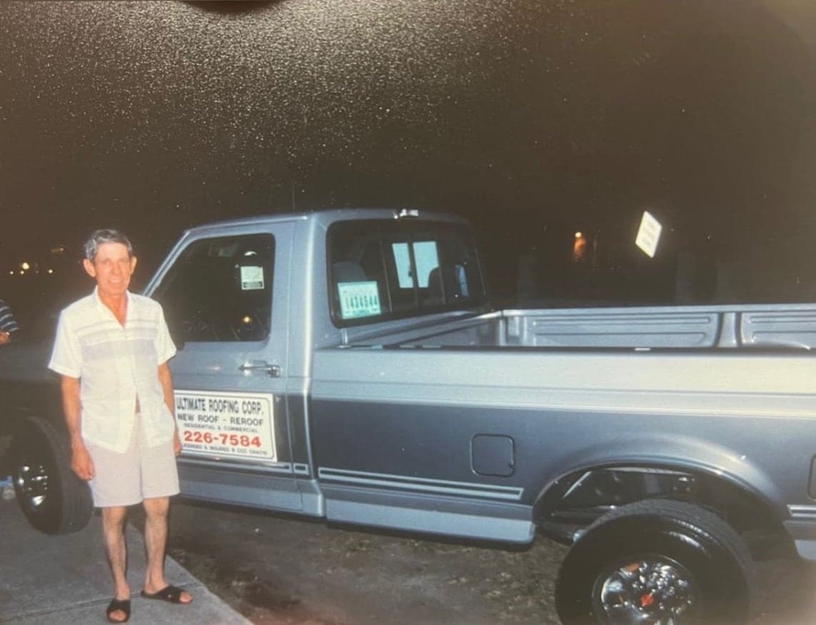 A lettered work truck from the early years.